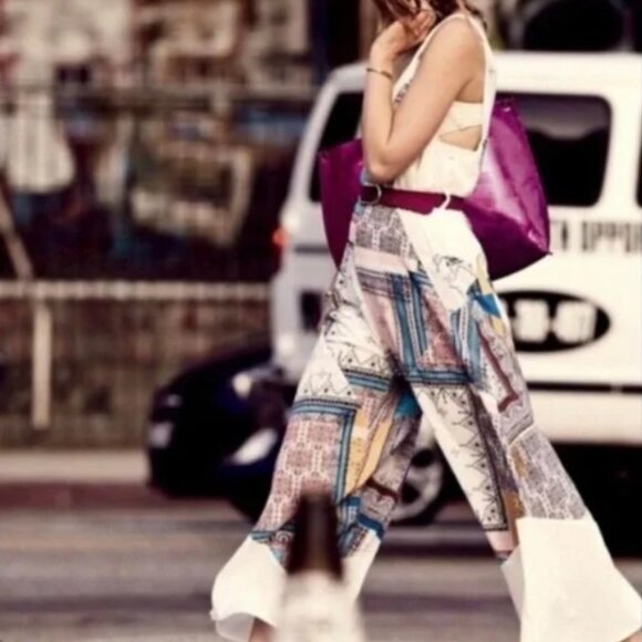 Free People Womens All Patched Up Jumpsuit XS Beige/Multi 100% Cotton Sleeveless - Picture 7 of 16